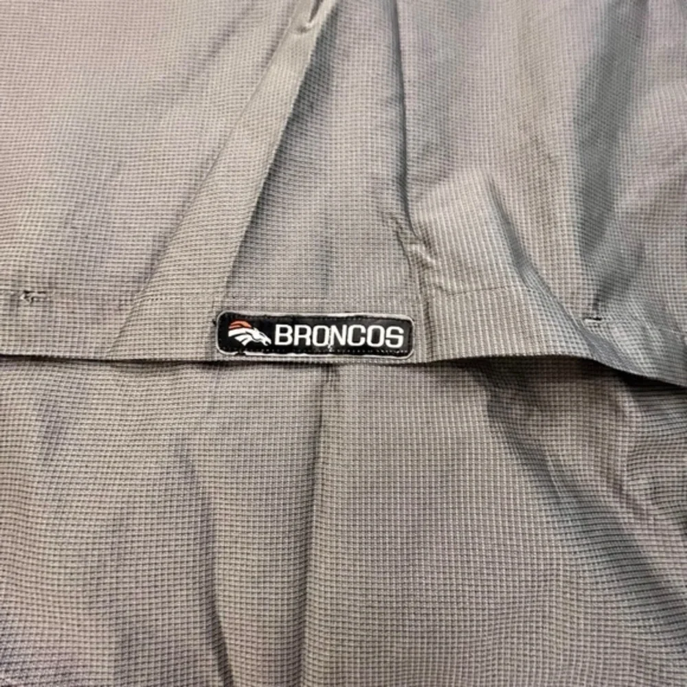 Men’s Reebok NFL Denver Broncos Big Logo Full Zip Windbreaker Jacket‎ Size Large